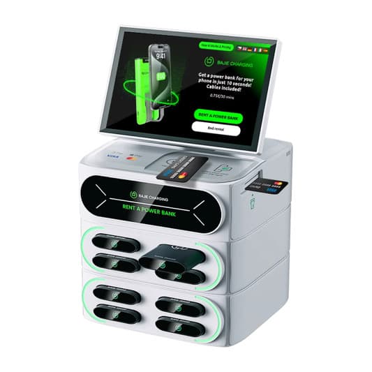 NOKKA charge — Station auf der Theke — Display und Terminal · 4:5